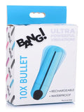 BANG! 10X Vibrating Metallic Bullet Blue 1