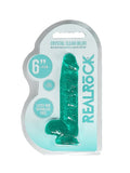 Real Rock 6" Dildo Turquoise 1