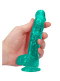 Real Rock 6" Dildo Turquoise 5