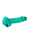 Real Rock 7" Dildo Turquoise