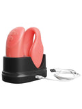 we-vibe chorus crave coral the squeeze remote and free app gives you complete control