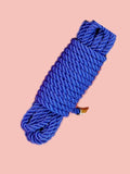Poison Rose Bondage Rope blue