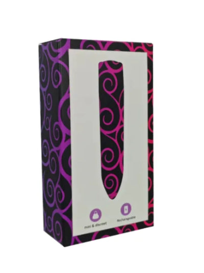 Swirls Bullet Vibrator Black