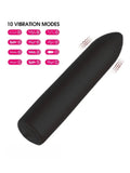 Swirls Bullet Vibrator Black