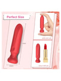 Silicone 10 Speed USB Bullet Red