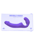 Aphrodisia Double Rider Vibrating Strapless Dildo Purple
