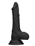 10 inch dong with testicles - black