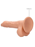 10 inch Dong With Testicles - Flesh