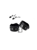Luxe 11 Piece BDSM Bondage Set Black/Chrome