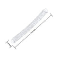 measurements chart of double ended dildo clear