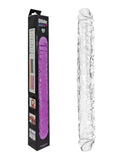 Realistic 13.2" TPE Double Ended Dildo Clear