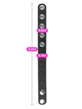 5 Snap Silicone Cock Strap