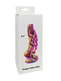 Dragon 6.3" Glass Dildo Iridescent