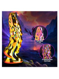 Dragon 6.3" Glass Dildo Iridescent