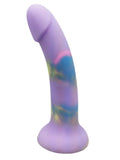 Multicolour 6.7" Silicone Dildo