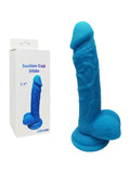 Realistic 7.1" Silicone Dildo Blue