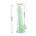 length and width measurements of emerald 7.5 inch dildo