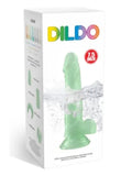 Realistic 7.5" TPE Dildo with Balls Emerald