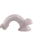Realistic 7.5" TPE Dildo with Balls Purple