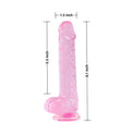 measurements of 8.1 inch pink dildo