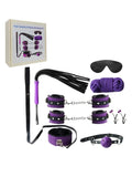 Luxe 8 Piece Bondage Kit Purple