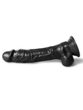 Being Fetish 9.7" Dildo with Balls Black