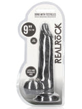 Real Rock 9 inch Dildo Black