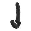 front view of Ashella vibes remote control thrusting strapless strap on
