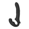 side view of Ashella vibes remote control thrusting strapless strap on