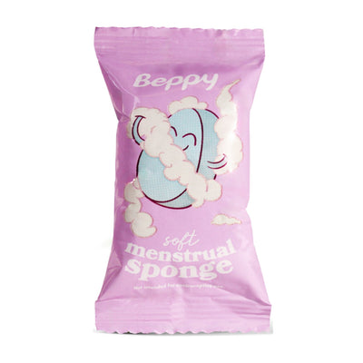 Beppy dry menstrual sponge in packaging