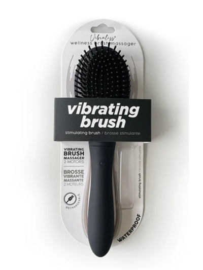 Vibraliss – Dual Motor Vibrating Hair Brush –Black