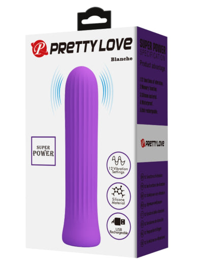 Pretty Love Blanche Purple Super Power Bullet