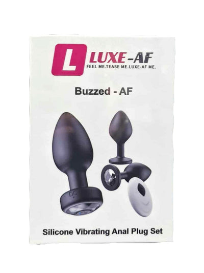 Buzzed - AF Remote Silicone Anal Plug Set