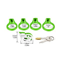 Luxe-AF Caged-AF Cock Cage Green-White