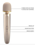 Pretty Love Wand Massager 7 Vibration Modes Champagne