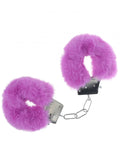 OUCH! Classic Fluffy Hand Cuffs Purple