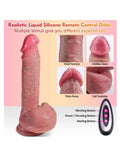 Hot Motion 8.5" Thrusting Heating Dildo