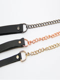 Love In Leather Leather & Chain Leash 1