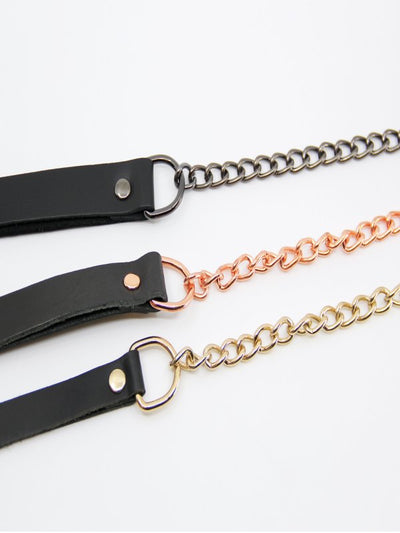 Love In Leather Leather & Chain Leash 1