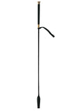 Love In Leather Flexible Riding Crop Brass 1