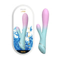 image of la viva tinker bell rabbit style vibrator in and out of packaging