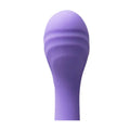 close up of textured head of lara g spot vibrator