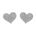 Silver Heart Pasties