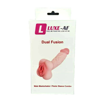 Dual fusion male masturbator/ penis sleeve in box
