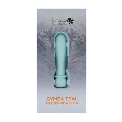 Maia Symba Smooth Flexible Bullet Teal retail packaging