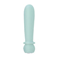 Teal bullet vibrator front view unboxed