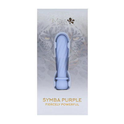 Maia Symba Swirl flexible bullet purple in packaging.