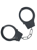 OUCH! Classic Metal Hand Cuffs Black