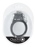 OUCH! Classic Metal Hand Cuffs Chrome