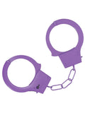 OUCH! Classic Metal Hand Cuffs Purple